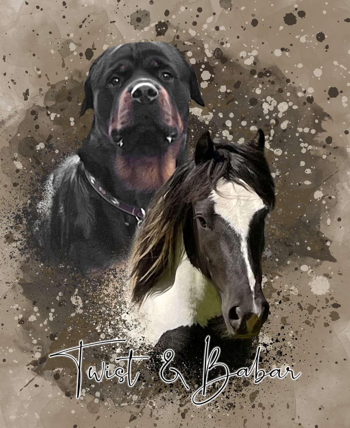 Customer photo review of Portrait Aquarelle - Duo
