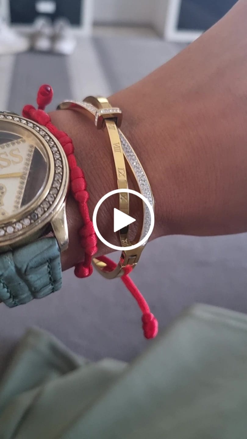 Customer video review of Bracelete Romano Zircônia Banhado em Ouro 18K
