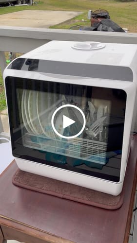 Customer video review of R01 Compact Countertop Dishwasher