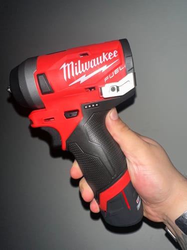 Customer photo review of Milwaukee 2552-20 M12 FUEL 1/4" Stubby Impact Wrench (Tool Only)