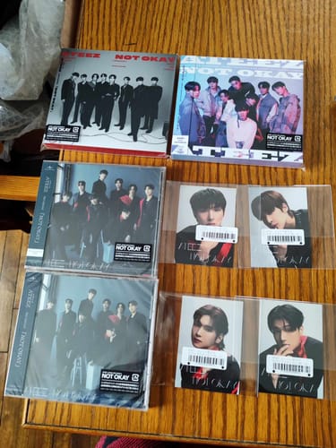 Customer photo review of ATEEZ JAPAN 3RD SINGLE ALBUM「NOT OKAY」