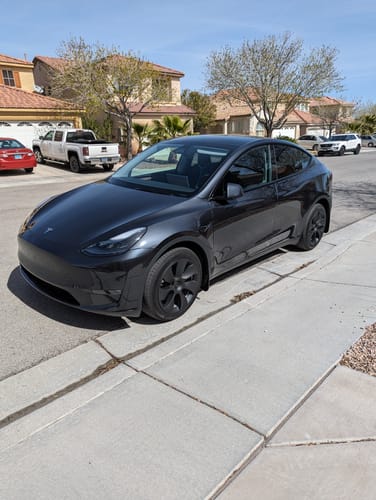 Customer photo review of TESPLUS 19'' Induction Style Wheel Cover for Model Y