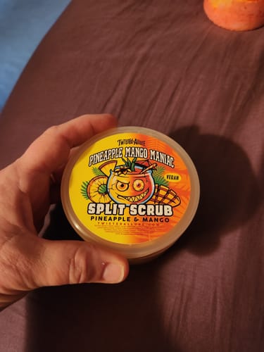 Customer photo review of Pineapple Mango Maniac Split Scrub (Pineapple & Mango)