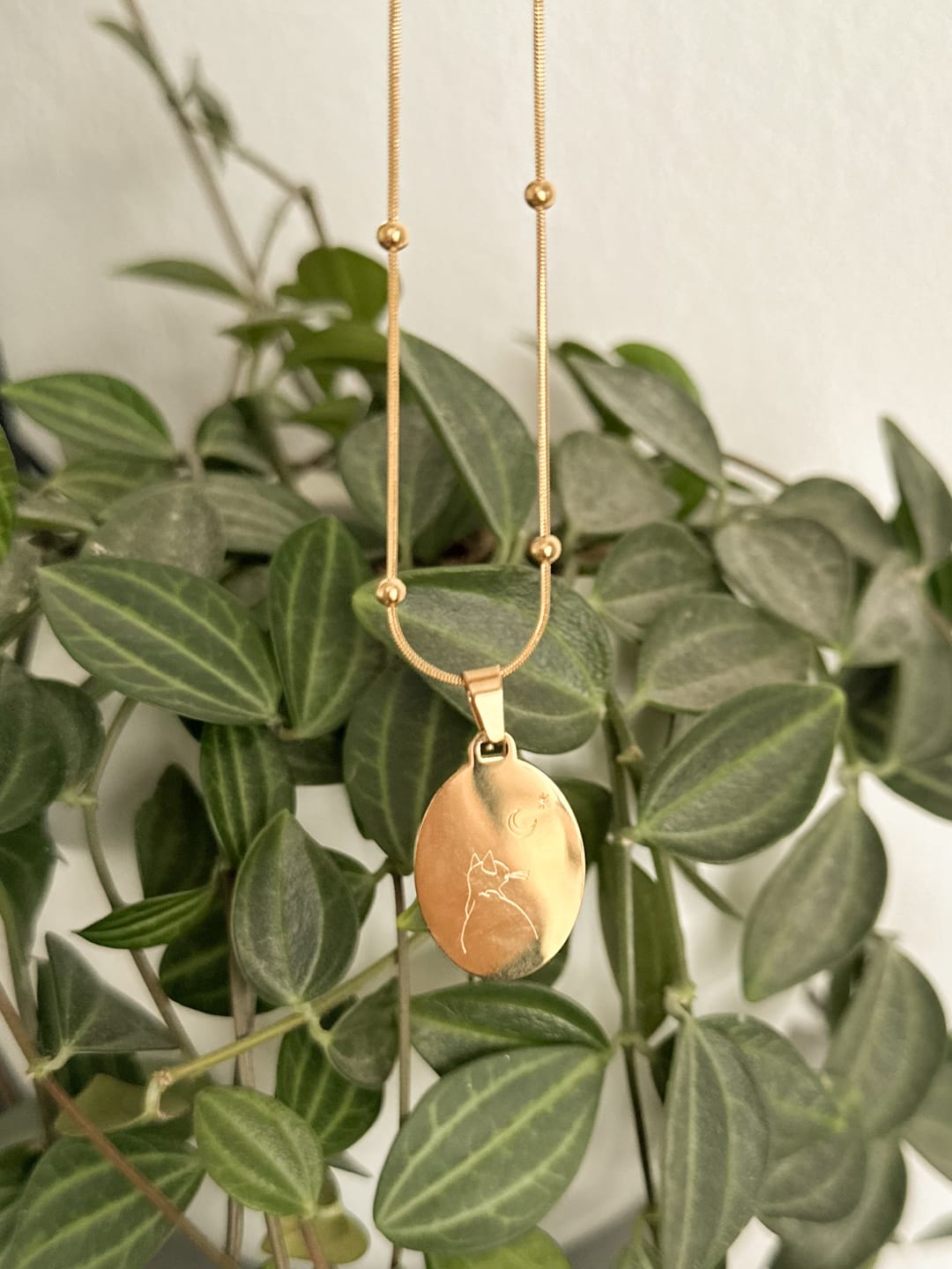 Customer photo review of 18K Gold Plated 'DIANA' Amulet and Necklace