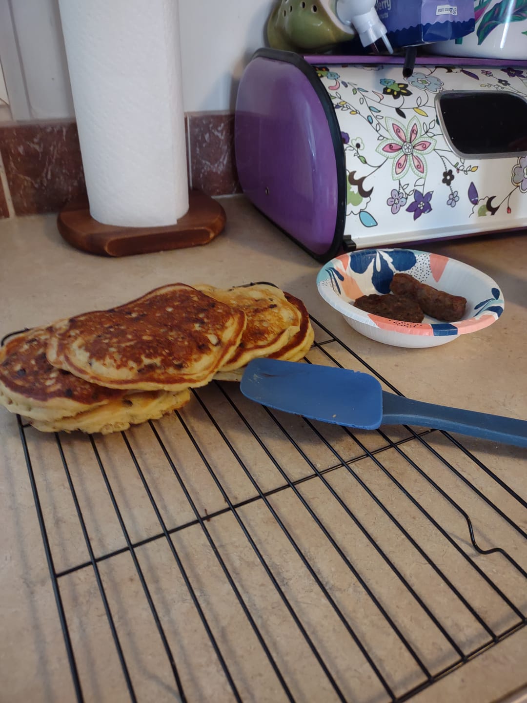 Customer photo review of Cousin T's Gourmet Chocolate Chip Gourmet Pancake Mix