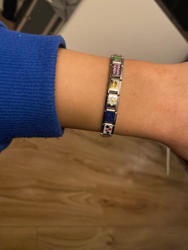 Customer photo review of Original Italian Charm Bracelet