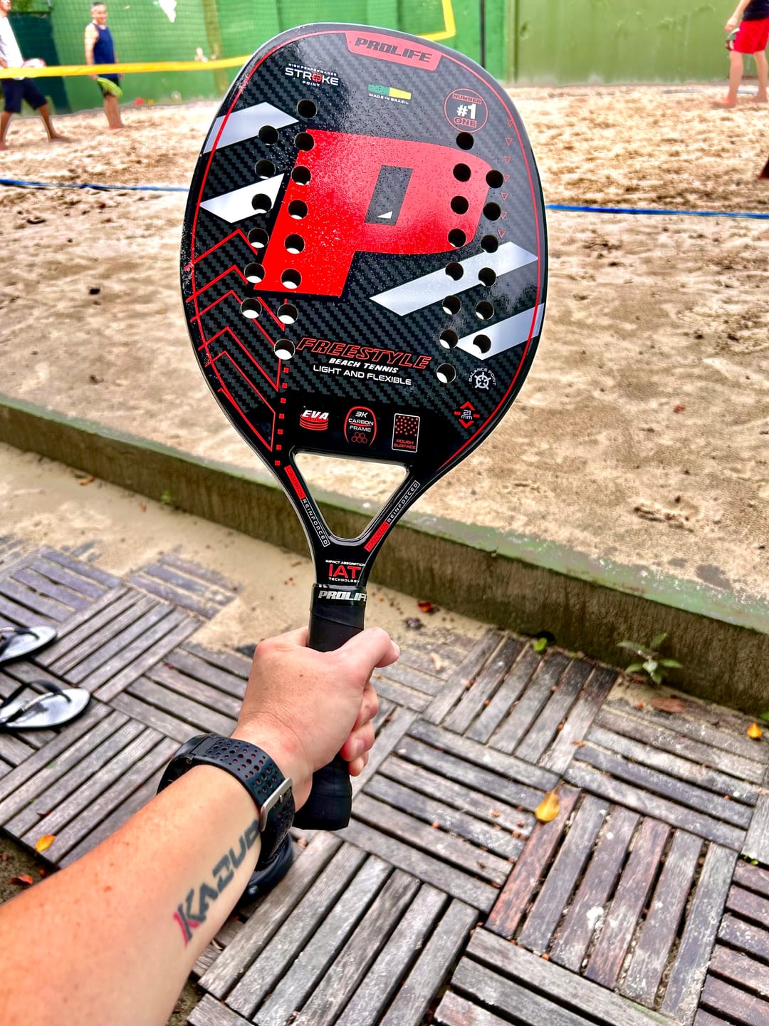 Customer photo review of Raquete Beach Tennis Freestyle