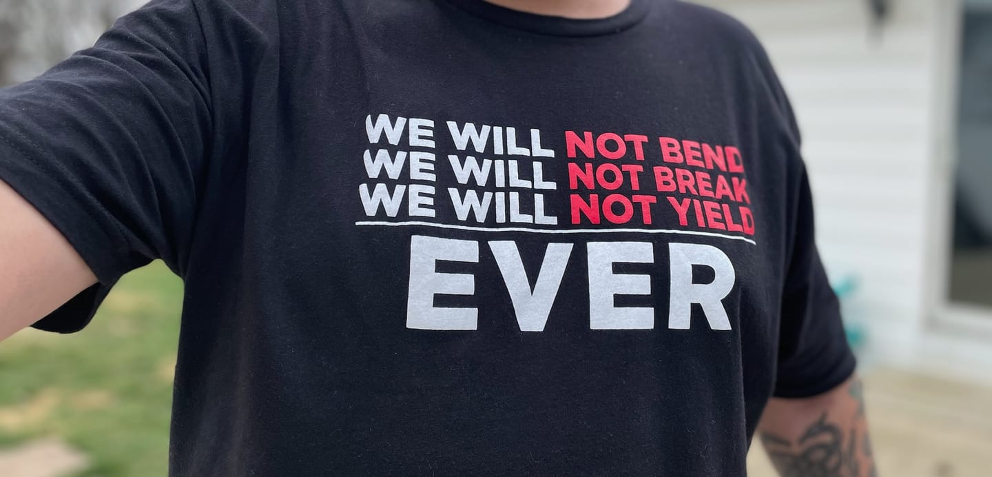 Customer photo review of Mystery T Shirt