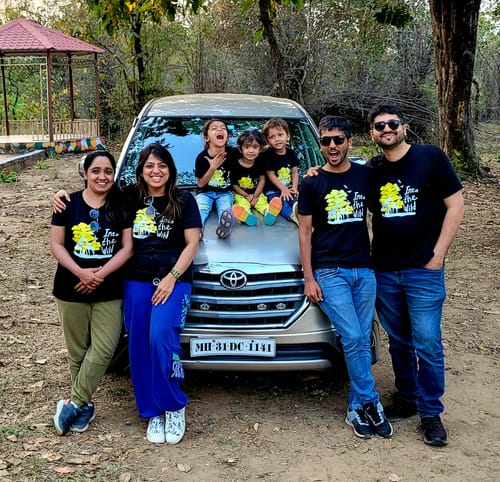 Customer photo review of Into The Wild Matching Family T-Shirts Set of 3, 4 and 5