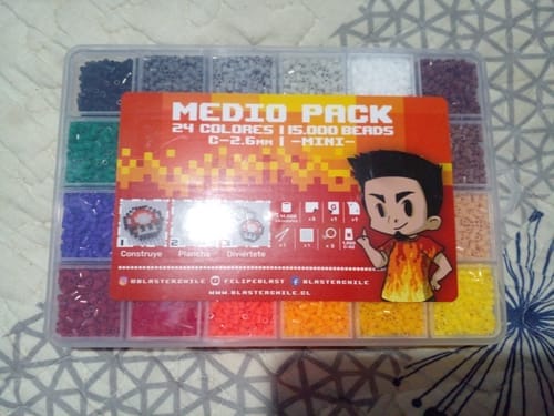 Customer photo review of Medio Pack 2.6mm - 15.000 Piezas - 24 Colores