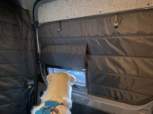 Customer photo review of Sprinter - Slider Door Shade