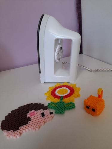 Customer photo review of Mini Plancha Artkal + Adaptador