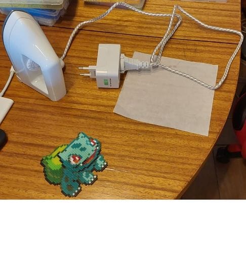 Customer photo review of Mini Plancha Artkal + Adaptador