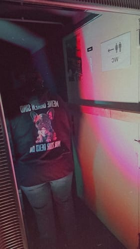 Customer photo review of DEKO FRENCHIE Rückendruck Unisex Hoodie