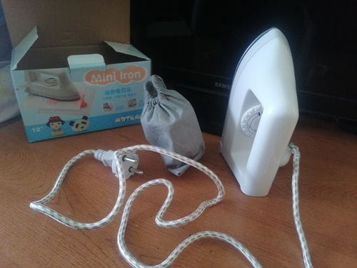 Customer photo review of Mini Plancha Artkal + Adaptador