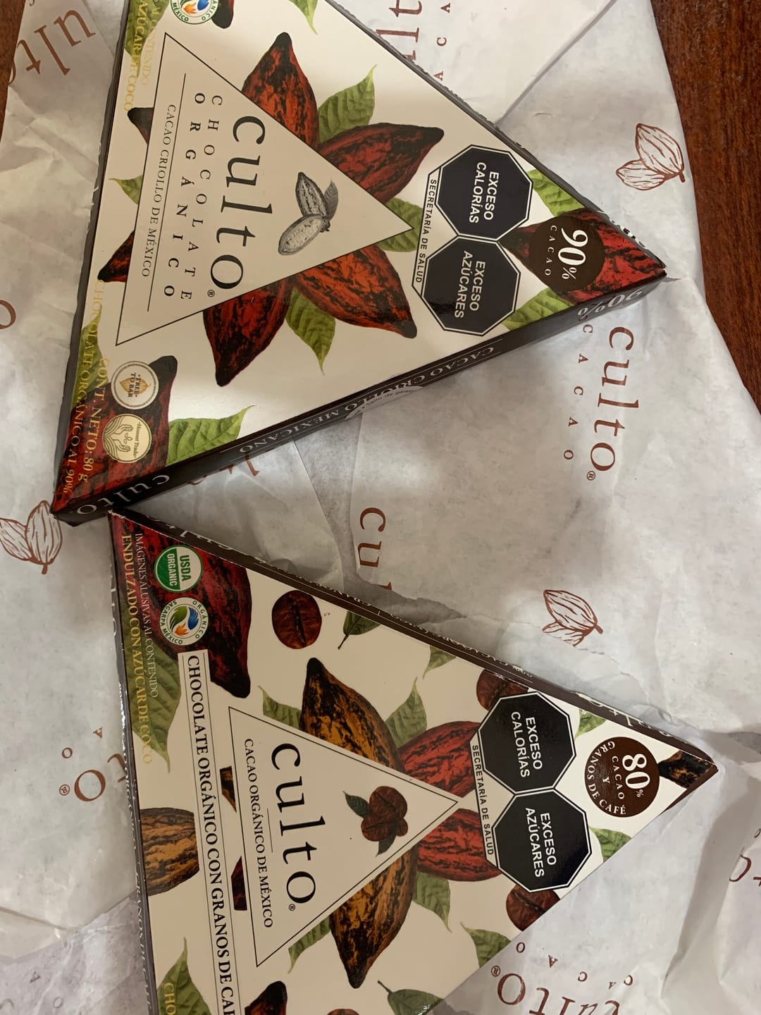 Customer photo review of 80% Chocolate Amargo con Granos de Café | 80gr
