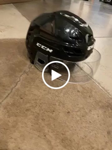Customer video review of ZEBRASCLUB ZVG2 SHORT CUT HOCKEY VISOR CLEAR