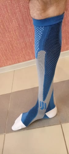 Customer photo review of SwoleSox Compression Socks