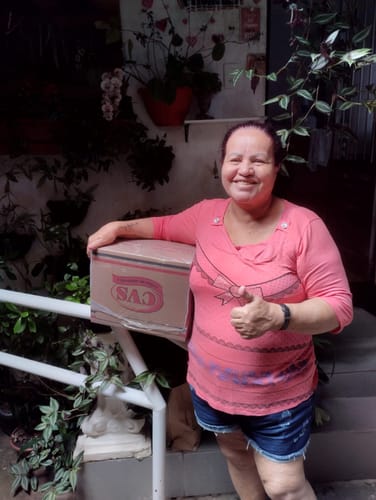 Customer photo review of Cesta Básica Pinus