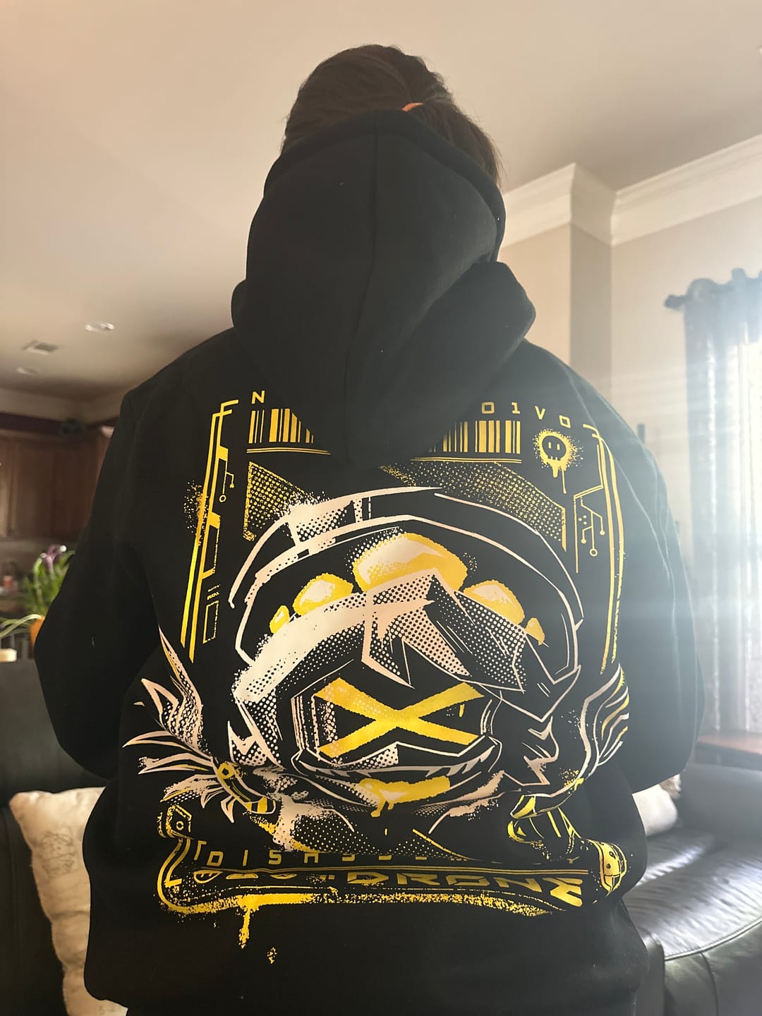 Customer photo review of N Murder Drones Hoodie