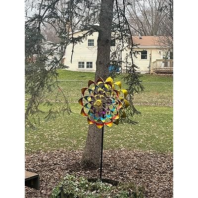 Customer photo review of Handgemachten magische Blumen Windmühle