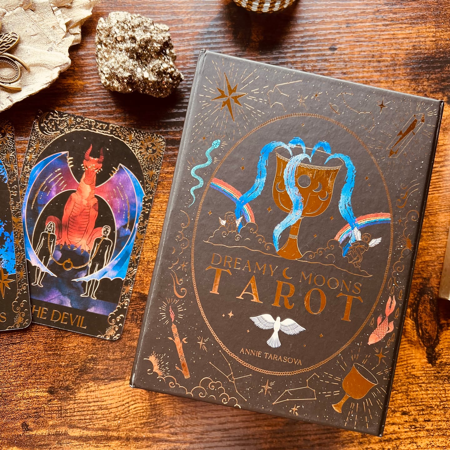 Customer photo review of Dreamy Moons Tarot