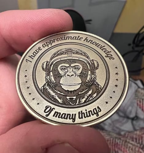 Customer photo review of Cloudray GM-100 LiteMarker 100W Split Laser Engraver Fiber Marking Machine Built-in Camera Function 6.9” X 6.9” Scan Area