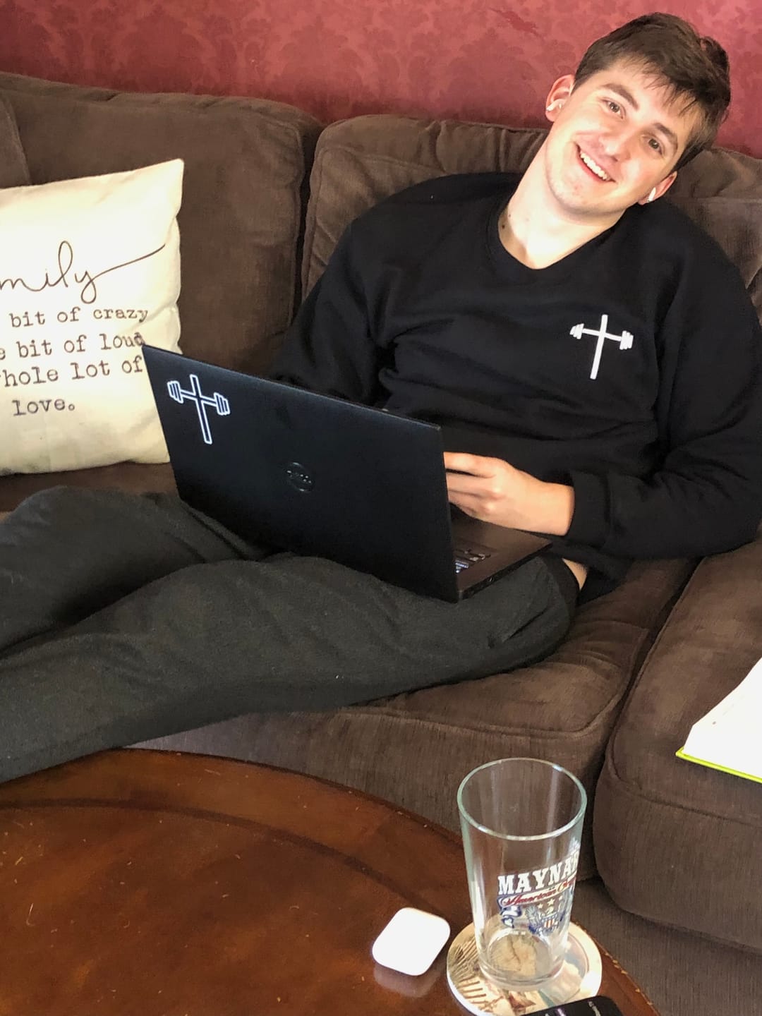 Customer photo review of Faith Over Fear Crewneck