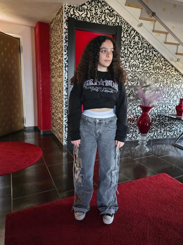 Customer photo review of Jeans sagging cargo