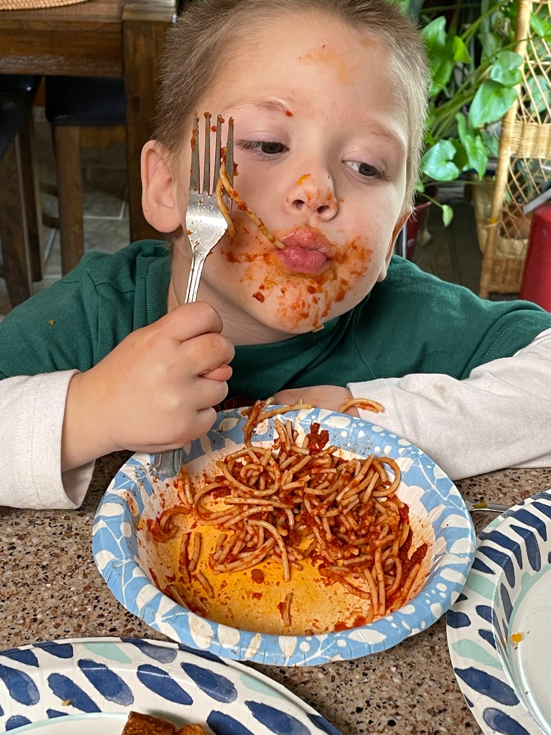 Customer photo review of High Fiber Spaghetti