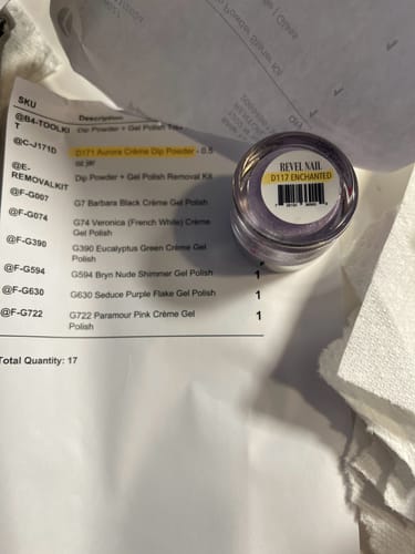 Customer photo review of Build Your Own Dip Powder Starter Kit