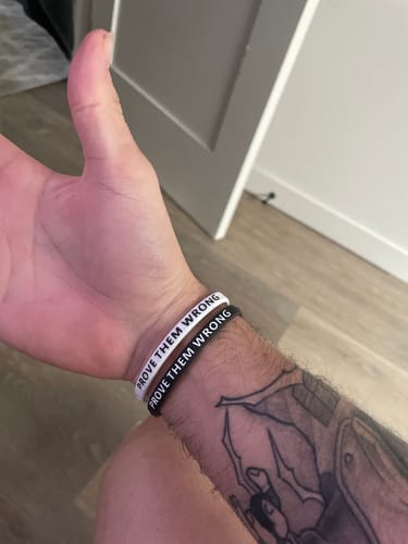 Customer photo review of PROVE THEM WRONG - BRACELET PACK