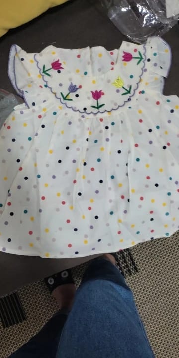 Customer photo review of Polka Dot Floral Dress