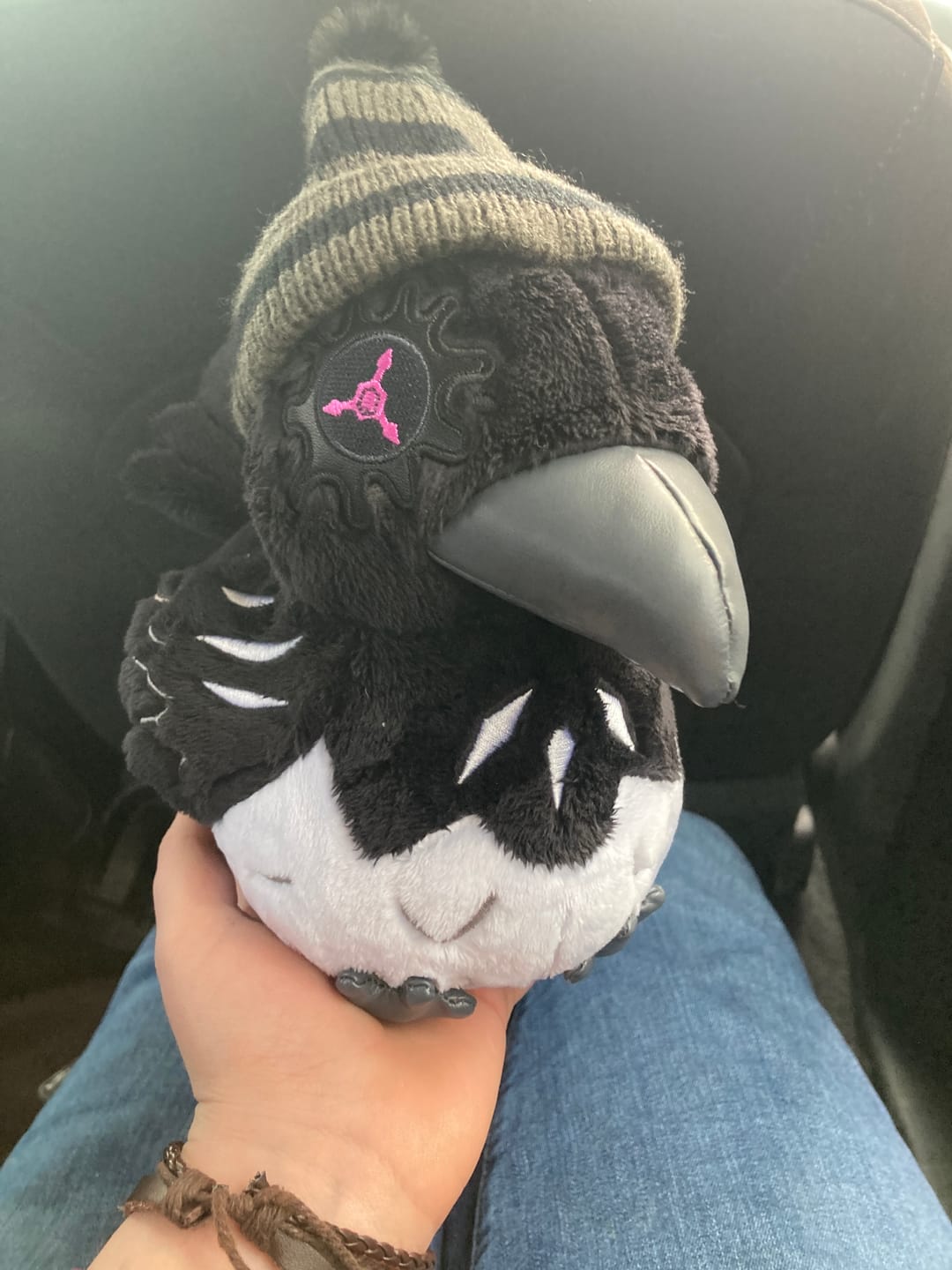 Customer photo review of Uzi Crow Plush