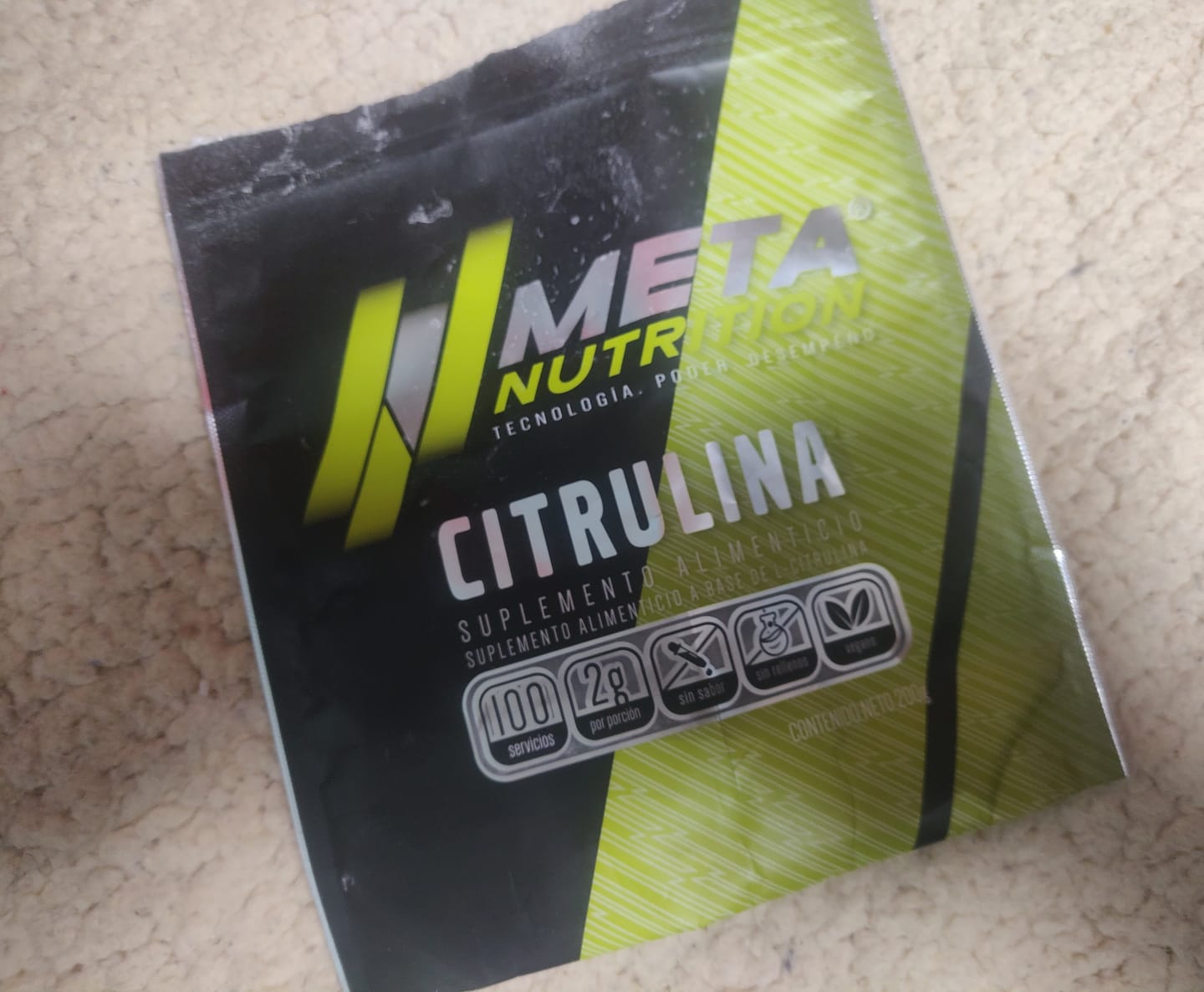 Customer photo review of Citrulina de Alta Pureza