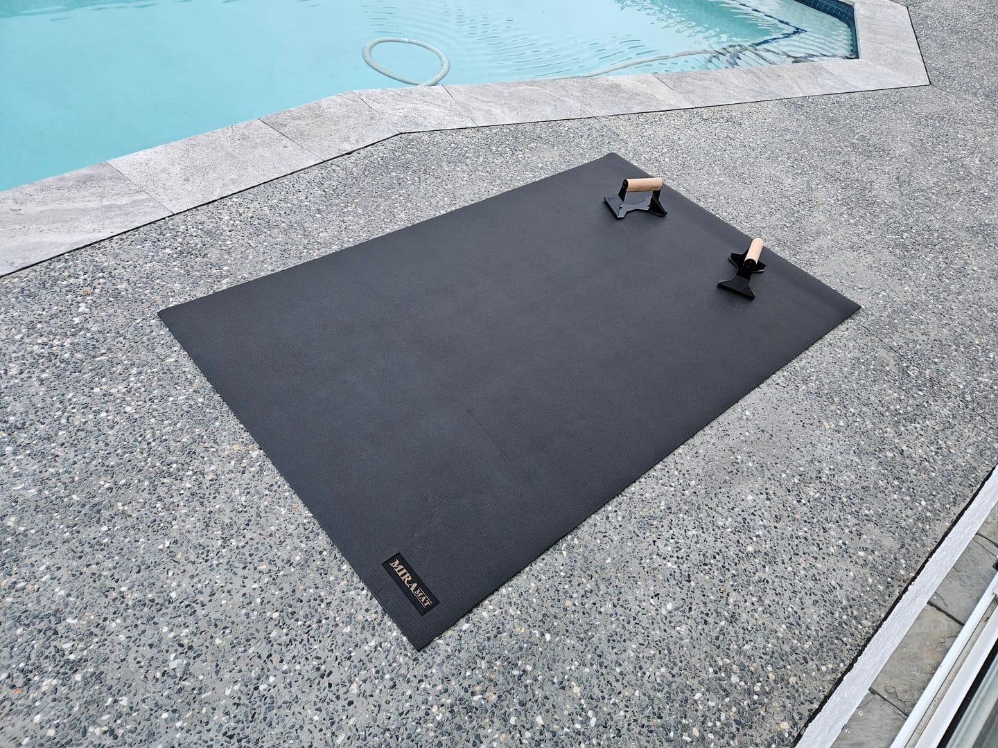 Customer photo review of Miramat® - 200cm x 120cm - Extra Large Exercise Mat - In Stock