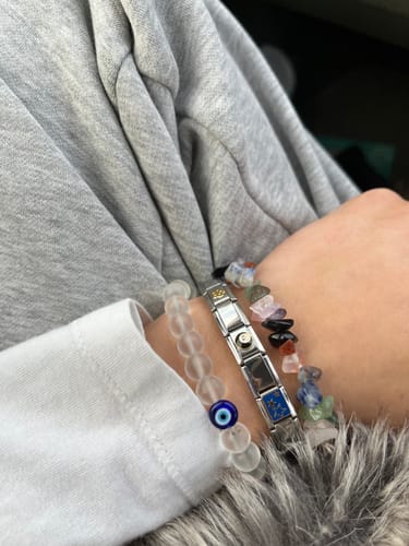 Customer photo review of Original Italian Charm Bracelet