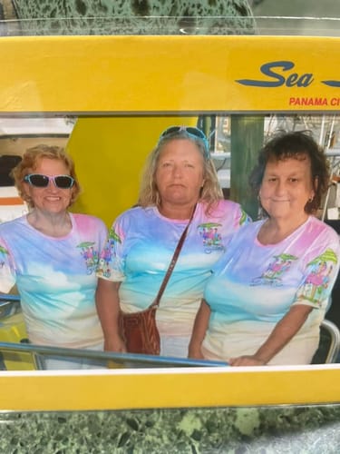 Customer photo review of SANDY TOES SUNKISSED NOSE FLAMINGO ALL OVER PRINT - YHHG2306232