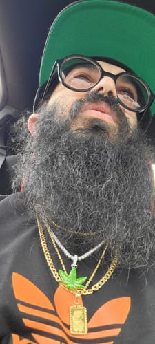 Customer photo review of S925 Moissanite Tennis Chain 14K Gold (ALL SIZES)