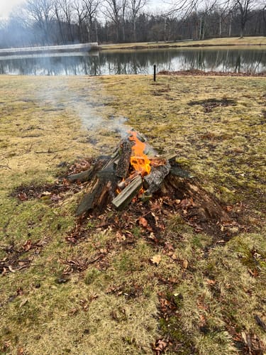 Customer photo review of 8" Hemp Fire Rope