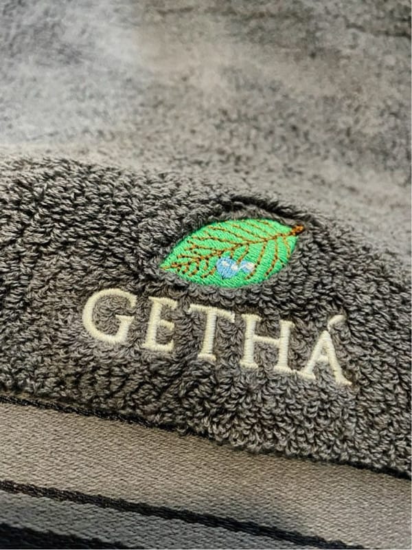 Customer photo review of Getha Lux Towel - Dark Grey