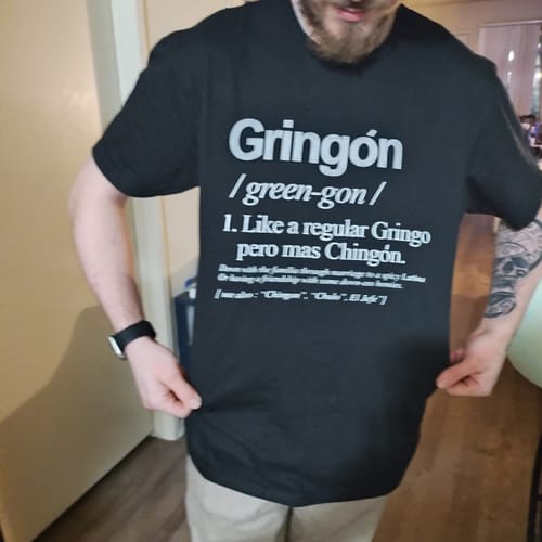 Customer photo review of El Gringon OG Old School T-Shirt