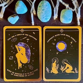 Customer photo review of Soul Whispers Card Deck