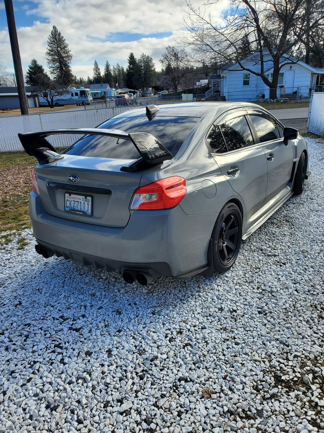 Customer photo review of 2015-21 Subaru WRX / STi CS Style Rear Apron Lip