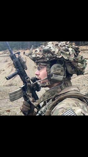Customer photo review of Predator Ghillie™ Helmet Cover