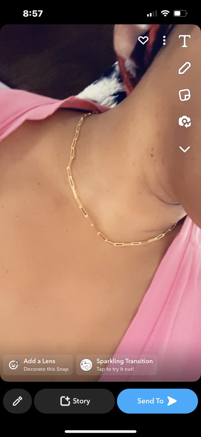 Customer photo review of Paperclip Chain - 3mm