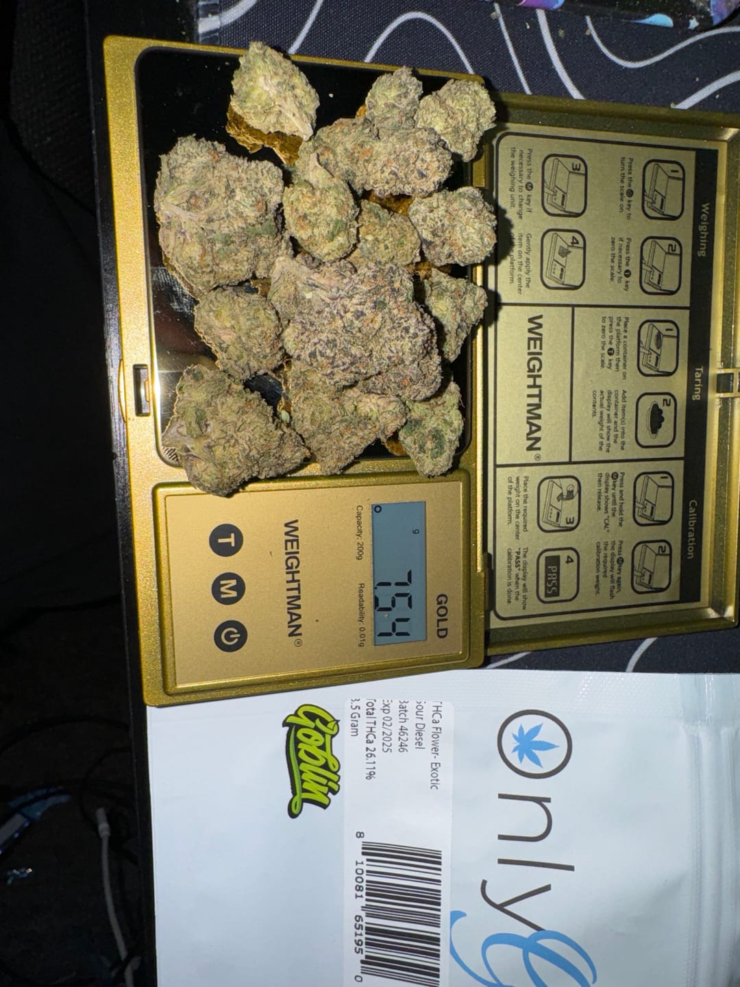 Customer photo review of Sour Diesel - THCa Flower