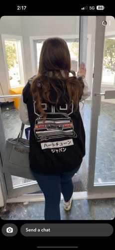 Customer photo review of Toyota AE86 Trueno Womens Hoodie