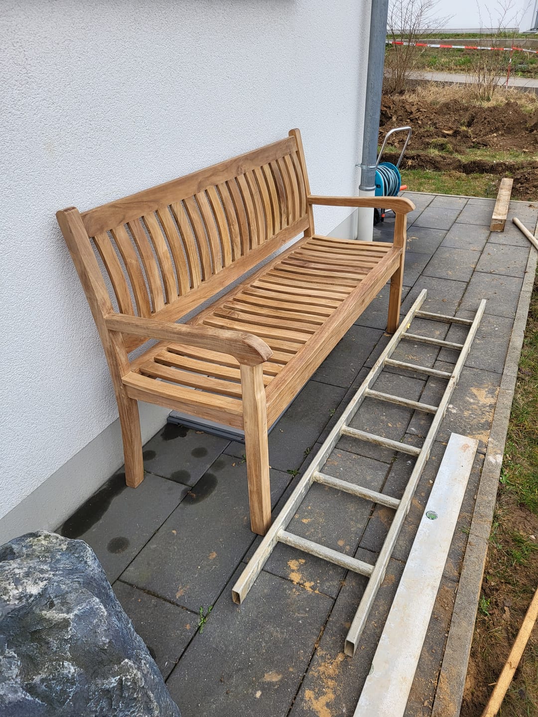 Customer photo review of Teak Gartenbank Beaufort, 150 cm