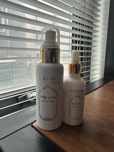Customer photo review of Revive & Retain Scalp Spray